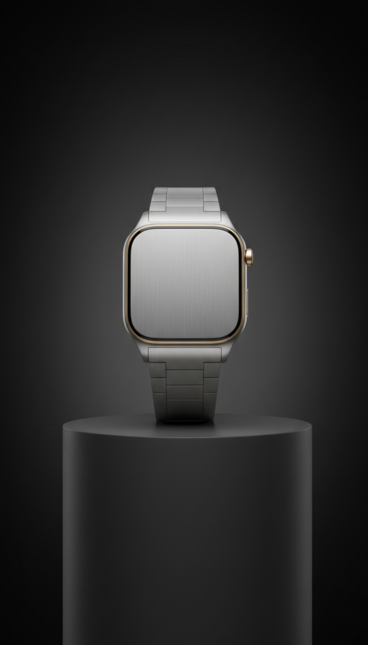 Brushed Aluminum Luxury Smartwatch