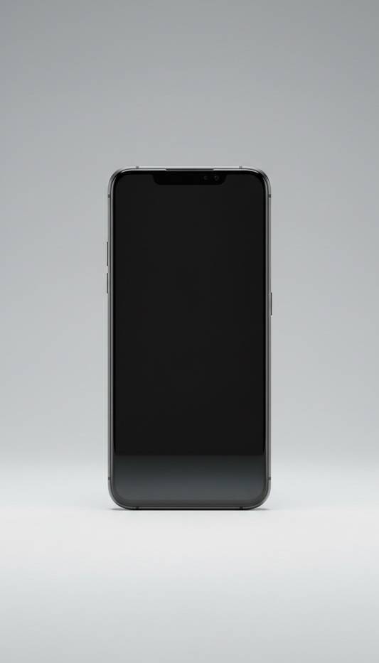 Flagship smartphone with brushed aluminum accents